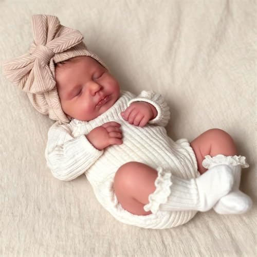Muñeca Reborn Baby Doll vinyl suave de 20 pulgadas miniatura 4
