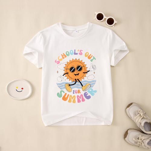 Last Day of School Shirt Kids Boy Girl Schools Out for Summer T-Shirt Top Cute Students Graduation Tees Gift4