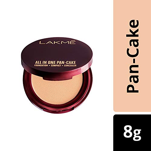 Image of Lakme All In One Pan-Cake, Natural Coral, 8 g
