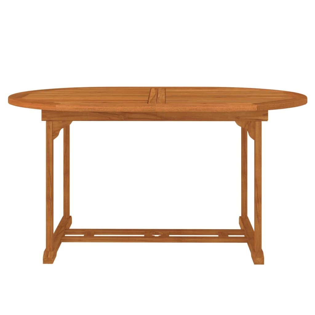 vidaXL Tavolo da Giardino 200x100x75 cm in Legno Massello di Eucalipto