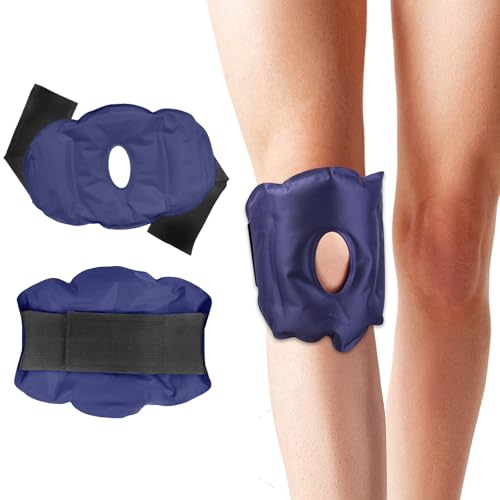 ZOCONE Poche de Glace Genou, Genou Gel de Coussinets de Refroidissement Poche Glace Genoux Réutilisable pour Genoux pour Soulager la Douleur, Ice Pack pour...