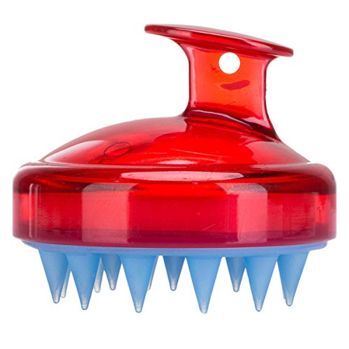 Frcolor Hair Scalp Brush Shampoo Massager Silicone Shower Hair Brush