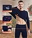 BAMBOO COOL BlazeBoo Men's Thermal Underwear with Soft Fleece Lined Base Layer Cold Weather Top Bottom Gift Set