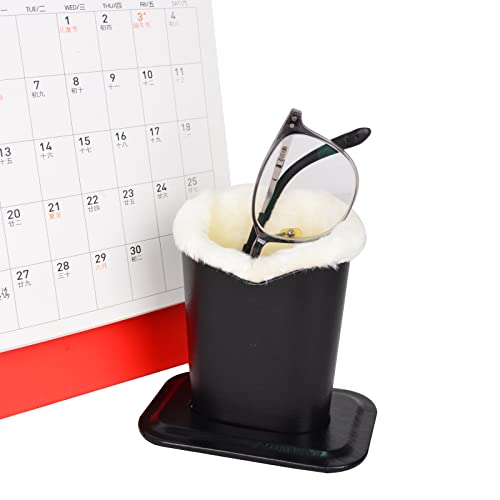 Baitaihem Plush Lined Eyeglasses Holder Stand Protective Glasses Holder For Desks Or Nightstands, Pack Of 2 #TOP6