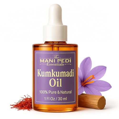 Image of TMPE Kumkumadi Oil, Pure & Natural Ayurvedic Kumkumadi Tailam for Skin Brightening, Helps Reduce Dark Spots & Uneven Tone | Hydrating Face Oil for Glow, Smooth Texture & Natural Radiance - 30ml
