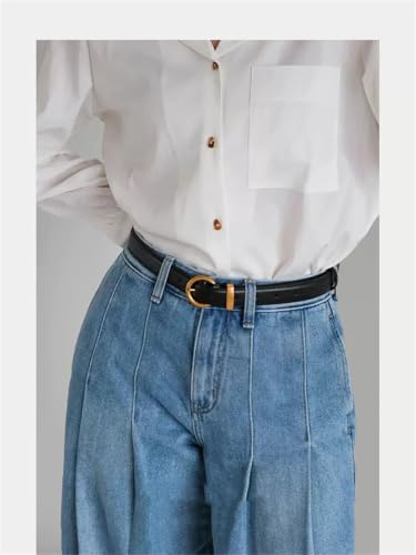 Rfmfkkg Womens Leather Belts Women Casual For Jeans Pants Dress Waistband With Gold Buckle For Women Belts3