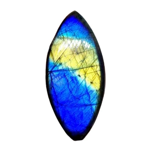 Labradorite naturelle marquise 44x20mm cabochon en vrac pour création de bijoux