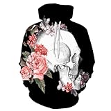 Men's Long Sleeve Sweatshirt 3D Digital Printing Kangaroo Pocket Casual Hoodie Youth Personality Trend Pullover KK-02 6XL