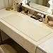 LALADEFIEE Vanity Mat: Vanity Table Top Mat Makeup Station Pad - 40x120cm Anti-Slip Desktop Protector for Desktop Bedroom Accessories