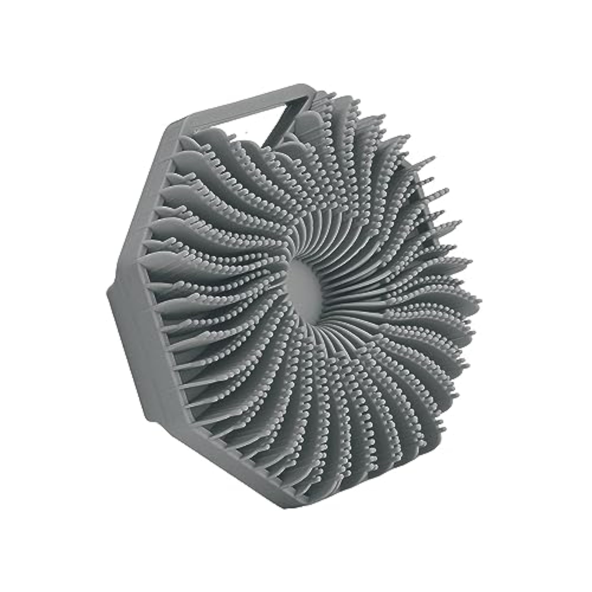 Silicone Shower Scrubber Body Brush, Octagonal Shape