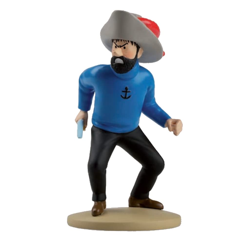 Moulinsart Tim & Struppi Figur - Captain Haddock 12cm Handbemalt Aus Harz