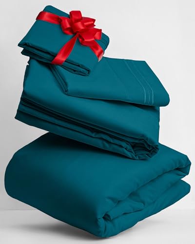 image for Mellanni Twin Sheets Set - 3 PC Iconic Collection Bedding - Hotel Luxu