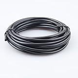 AC PERFORMANCE Flexible Black Metric 3/16 inch OD Nylon Hose Pneumatic Tubing Tube for Air Brake System Or Fluid Transfer (3/16' OD Nylon Line, 20 feet)