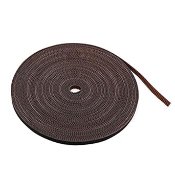 3DINNOVATIONS GT2 Toothed Belt 2mm Pitch 6mm Width Anti Slip Rubber Timing Belt with Strong Abrasion Resistance, Low Noise, for 3D Printers (5 Meter)