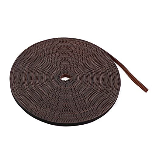 GT2 Toothed Belt 2mm Pitch 6mm Width Anti Slip Rubber Timing Belt with Strong Abrasion Resistance, Low Noise, for 3D Printers (2 Meter)