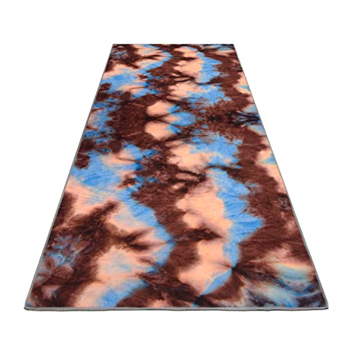 Yoga Towel - Tie-Die Textures Non-Slip Yoga Towel With Bag - Odorless And 100% Absorbent Microfiber Sweat Towel - Yoga Towel Mat For Hot Yoga, Bikram And Pilates - 24''X72'' Hot Yoga Towel #TOP3