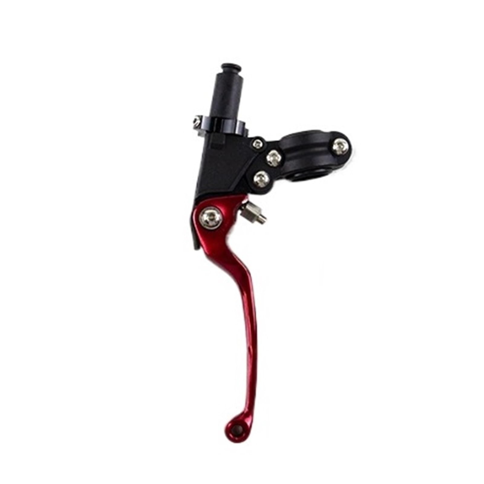 Motorradkupplung 22-mm-Gasgriff-Drehgriffe für Motorrad-Dirtbikes, Pitbikes und, Kupplungs- Bremshebel(Rot)