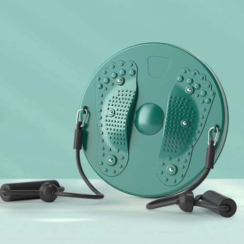 Tabla de equilibrio de disco de cintura giratoria con cordón, disco giratorio de cintura que moldea el cuerpo, plataforma giratoria de fitness para entrenamiento en casa, placa de movimiento de