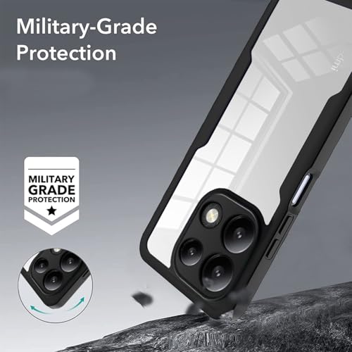 YUECXIN Case for Xiaomi Redmi Note 13 4G, Rugged 360° Full Body Protective Dustproof Shockproof Bumper Case - Image 3