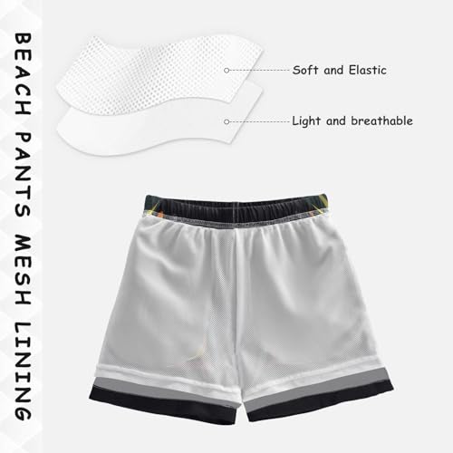 Red Eyes Boys Swim Trunks, Quick Dry Toddler Beach Shorts Boy Swimwear Bathing Suit4