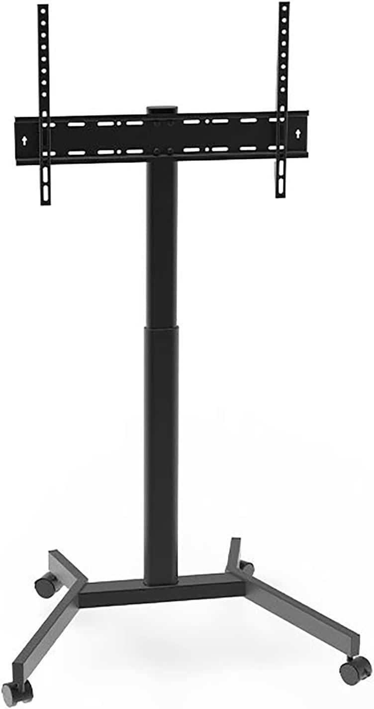 HPTHLY Mobile Tv Cart For 32-65 Inch Screens,Height Adjustable Tv Cart Rolling Tv Stand,For Home Office Portable Use Tv Mount Tv Stand