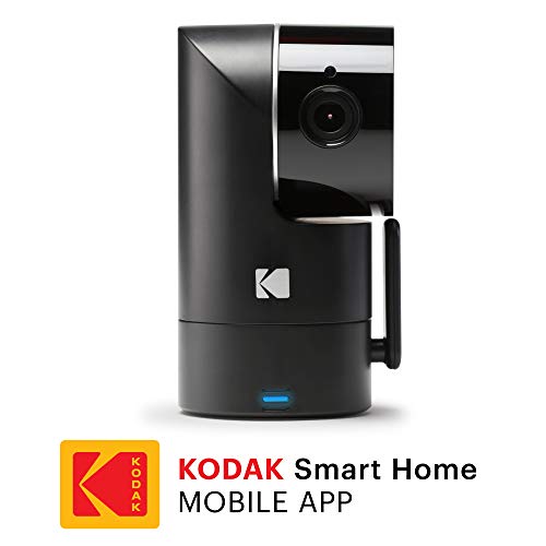 KODAK Cherish F685 Home Security Camera - Tilt/Pan/Zoom 1080p Camera, Night Vision, 120-degree View, Rechargeable Batteries and WiFi Mobile App
