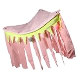 HOUDERCO 小動物用隠れ家ハンモック ピンク色 角落ちょっとした遊び場 ケージアクセサリー 猫とウサギに ふわふわな寝床でストレス解消