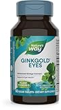 Nature's Way Ginkgold Eyes, Gingko Biloba Supplement for Adults, Supports Eye Health*, Gluten Free, 60mg Ginkgo Biloba Extract Per 2- Tablet Serving, 60 Tablets (Packaging May Vary)