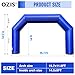 OZIS Inflatable Arch Blue 20ft, Inflatable Archway Built in 150W Blower, Inflatable Start Finish Arch for Party,5K Race,Outdoor Advertising Commerce,School Sport