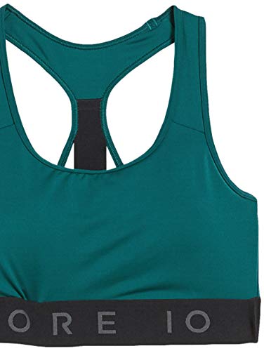 Core 10 Women's All Around Medium-Support Strappy, Cross-Back, And T-Back Yoga Sports Bra, Teal Blue, 1X #TOP4
