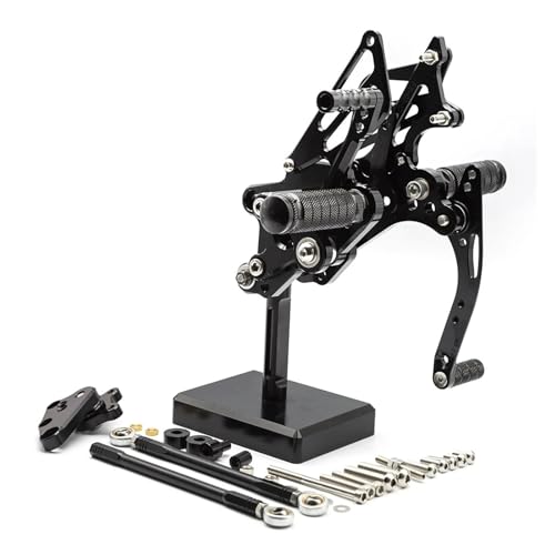 Repose-pieds arrière moto CBR600RR avec grip antidérapant usiné par commande CNC - 6