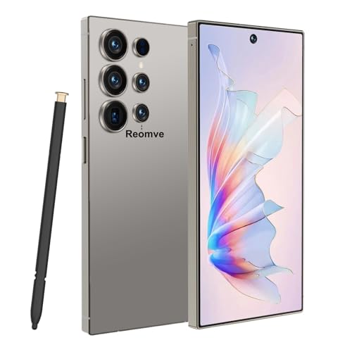 Echoamo C25 Ultra Unlocked Phones,8GB+256GB Android 15.0 Cell Phone,8000mAh Smartphone,6.8inch FHD+ Screen,5G Dual SIM Dual Standby,Face Unlock,for Backup Phone (Gray)