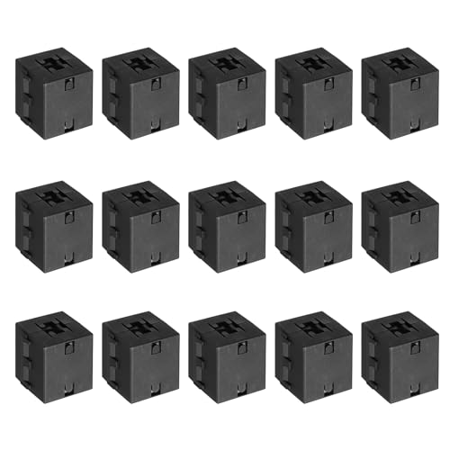 Anillo de filtro de ferrita RFI EMI negro de 13 mm estilo cuadrado para cables eléctricos