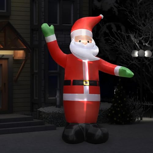 Père Noël gonflable extérieur 3 m illumine votre fête de Noël au jardin