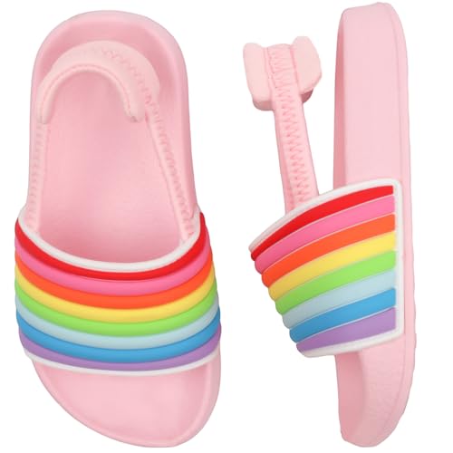 Kids Flip Flops Sandals Toddler Boys Girls Sequin Slides Shower
