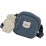 GALPADA Bolso Borreguito Bandolera Para Mujer Lana Accesorio De Almacenamiento