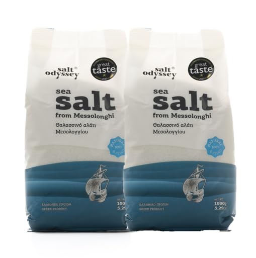 Sea Salt from Messolonghi Greece Bundle (1+1)