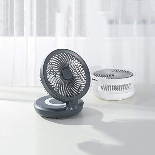 Air Circulating Fan Air-conditioning Partner Swing Desktop Rechargeable with Night Light(D)
