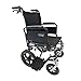Tuffcare Compact High Strength Lightweight Transport Chair with Locking Hand Brakes, 12