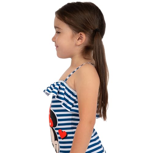 Disney Girls' Minnie Mouse Swimsuit Sparkle Bathing Suit for Kids4