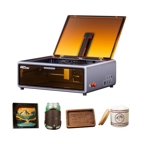 Creality Falcon A1 10W Laser Engraver, High-Power 80W Output, Fully Enclosed Build | Speeds Up to