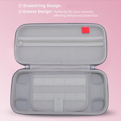 Hard Shell Portable Travel Storage Bag for 2 EVA Hard Shell 2025 Version with 10 Game Card Pockets (Green)2