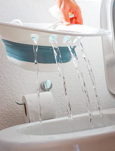 Bacia Bidê Portátil para Banho de Assento - UN - Azul - Longevitech (Azul)