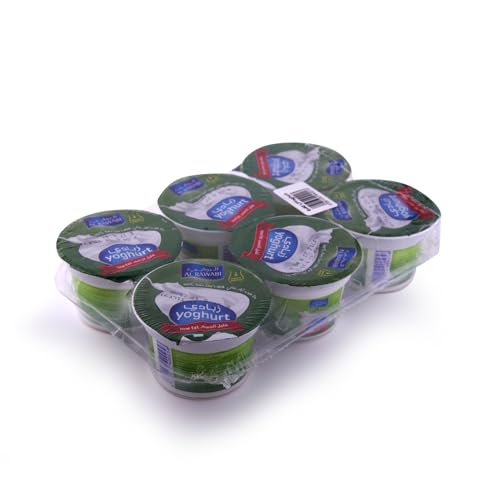 Al Rawabi Yoghurt Low Fat 90 g Pack of 6 UAE