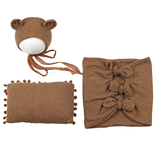 Petyoung Lot de 3 accessoires de photographie pour nouveau-né - Pour garçons et filles Cover