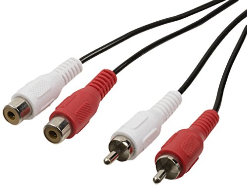 Valueline VLAB24205B20 2m 2 x RCA 2 x RCA Negro, Rojo, Color Blanco Cable de Audio - Cables de Audio (2 x RCA, Macho, 2 x RCA, Hembra, 2 m, Negro, Rojo, Blanco)