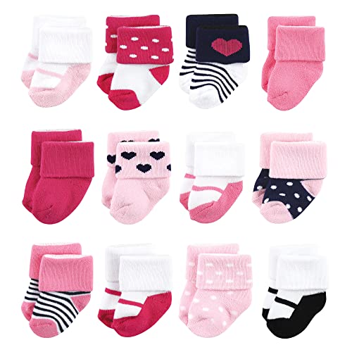 Image of Luvable Friends Unisex Baby Newborn and Baby Terry Socks
