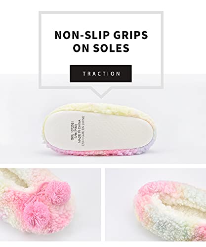 Image of Keyela Women Cozy Warm Slipper Socks, Non Slip Gripper Indoor House Socks | Soft warm cozy fabric, gripper anti-slip bottom for bedroom, lounge and all indoor daily use
