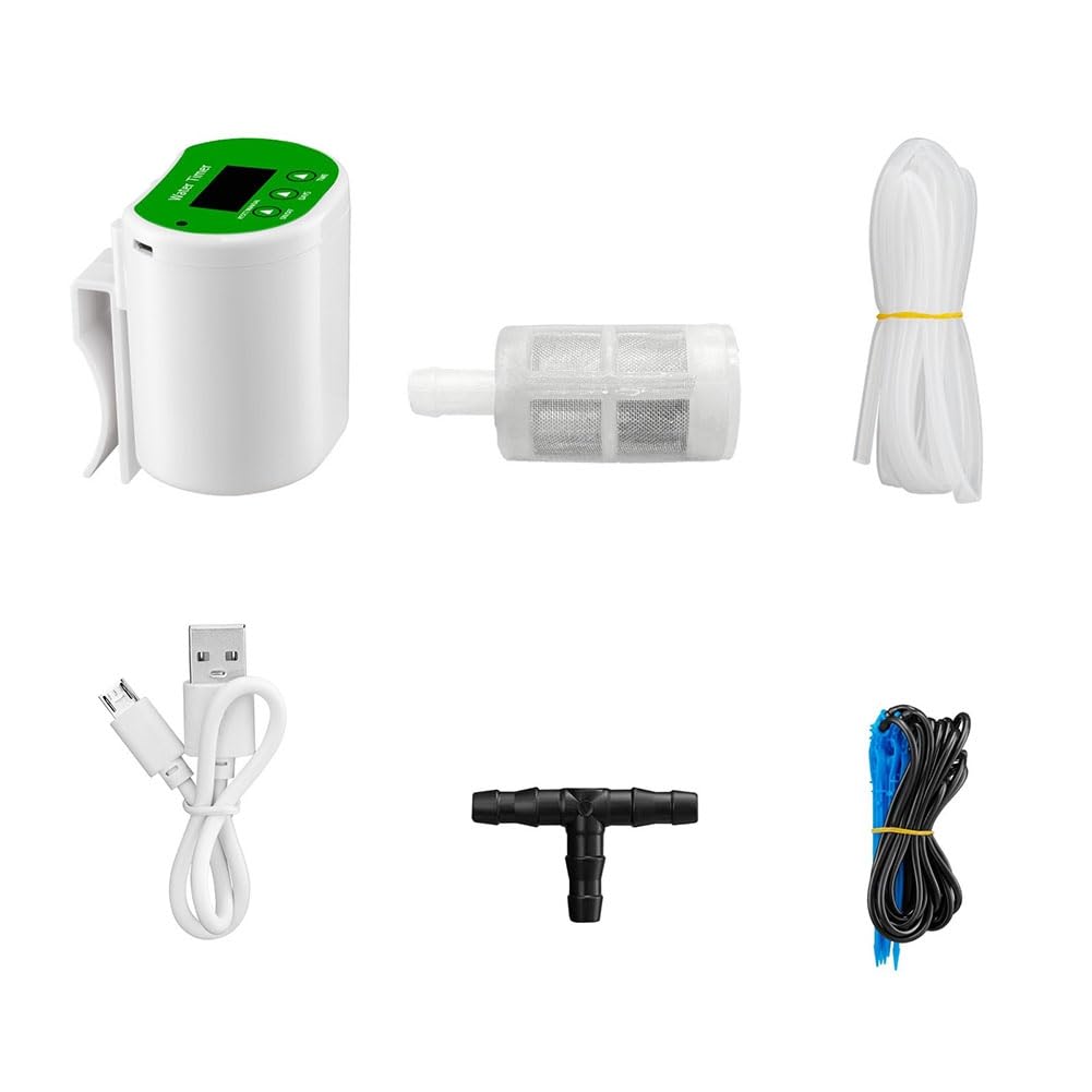 Vjsujehgy Automatic Drip Irrigation System Intelligent Timed Automatic Watering Machine Large Watering Machine Spraying Plants