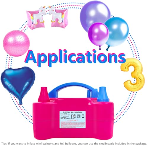 Electric Balloon Pump, Portable 2 Modes Balloon Blower Machine with 14 Ballon Arch Kits, Air Pump for Ballon, Balloon Inflator for Party Decoration view 8